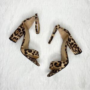 NASTY GAL / leopard print block heeled sandals / 38 (7)